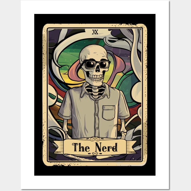 Funny Tarot Card : The Nerd Wall Art by Custom Prints HD